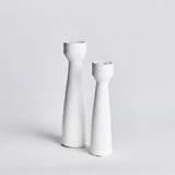 Napa White COLTON CANDLESTANDS, SET OF 2