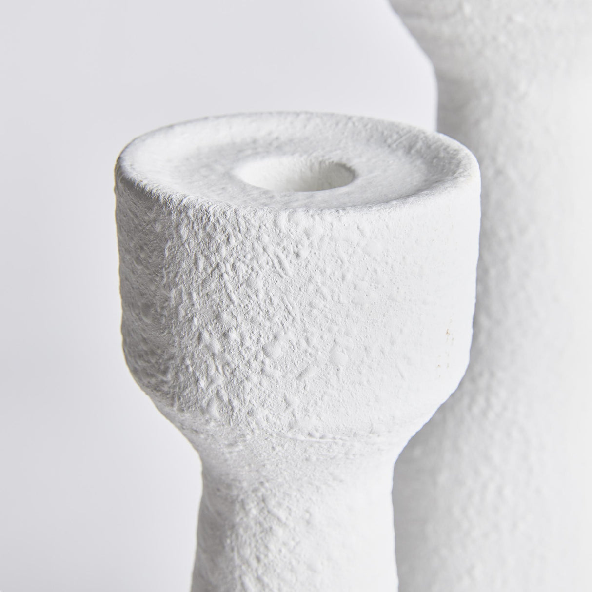 Napa White COLTON CANDLESTANDS, SET OF 2