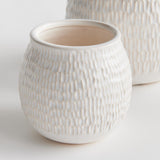 Napa White NEREUS POTS, SET OF 2