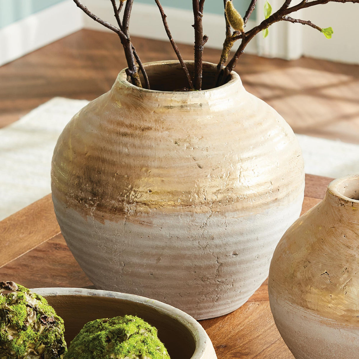 Napa Champagne/Natural MAUDE TEARDROP VASE LARGE