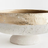 Napa Champagne/Natural MAUDE FOOTED DECORATIVE BOWL
