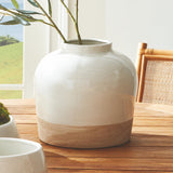 Napa Cream/Natural LEONA WIDE VASE
