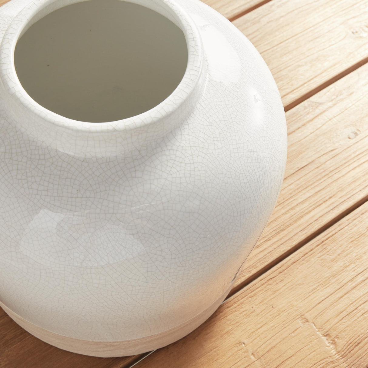 Napa Cream/Natural LEONA WIDE VASE