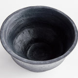 Napa Washed Black CEDRIC DECORATIVE FOOTED BOWL