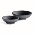 Napa Washed Black CEDRIC DECORATIVE BOWLS, SET OF 2
