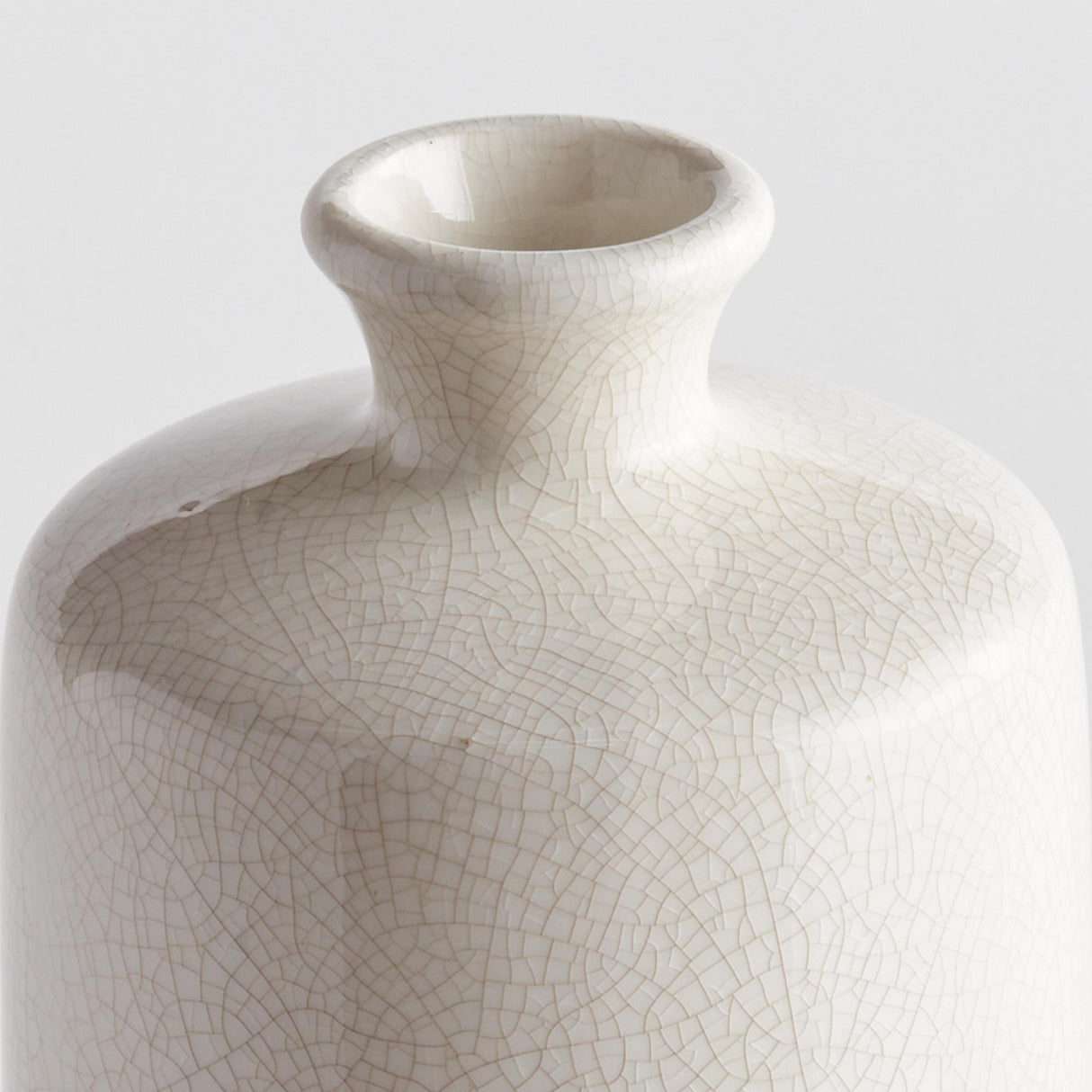 Napa Cream/Natural LEONA BOTTLE VASE LARGE