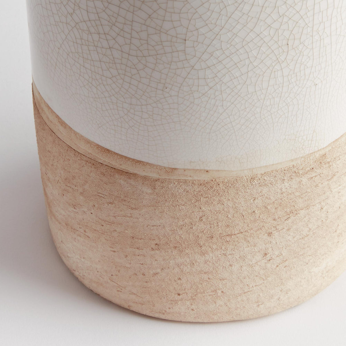Napa Cream/Natural LEONA BOTTLE VASE LARGE
