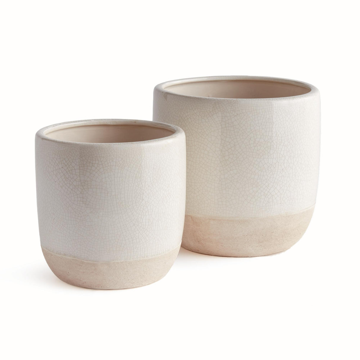 Napa Cream/Natural LEONA POTS, SET OF 2