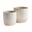 Napa Cream/Natural LEONA POTS, SET OF 2