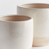 Napa Cream/Natural LEONA POTS, SET OF 2