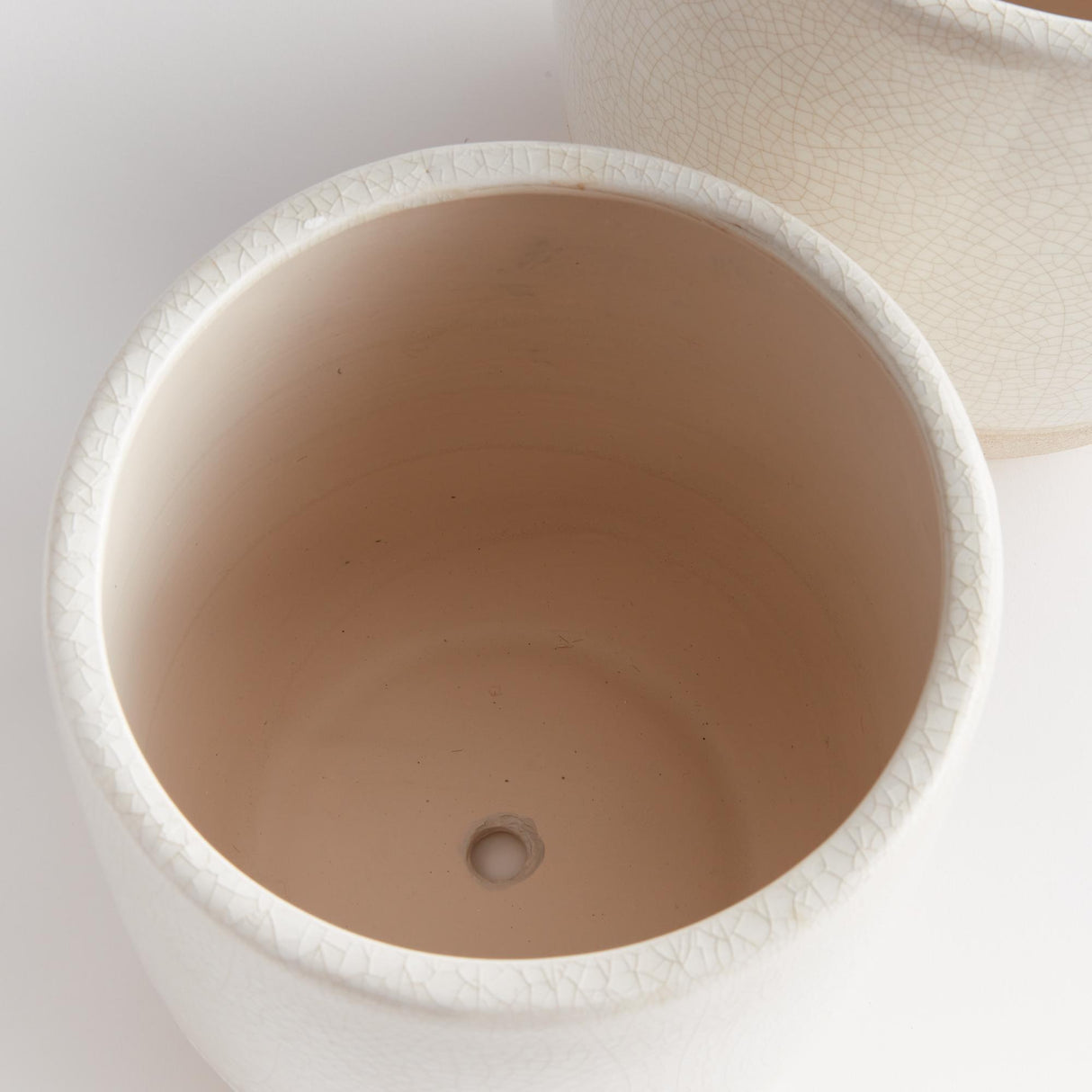 Napa Cream/Natural LEONA POTS, SET OF 2