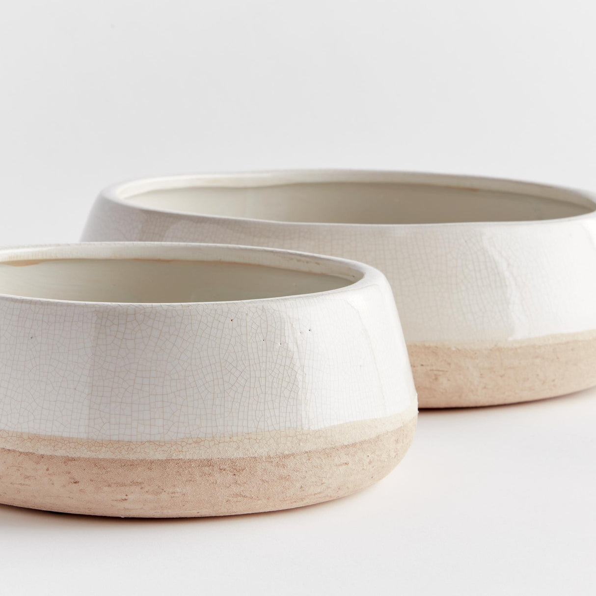 Napa Cream/Natural LEONA DECORATIVE BOWLS, SET OF 2