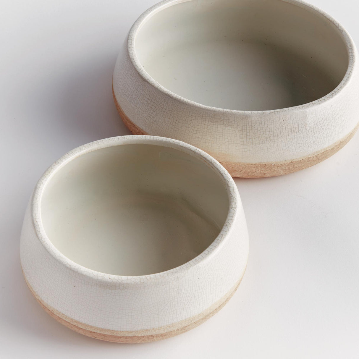 Napa Cream/Natural LEONA DECORATIVE BOWLS, SET OF 2