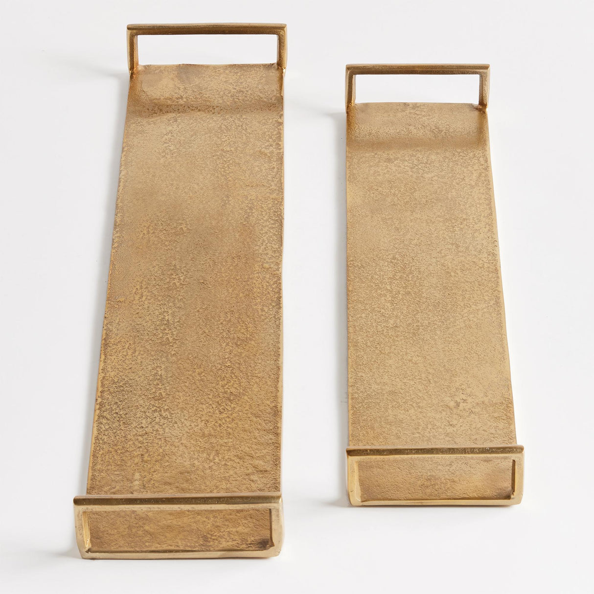 Napa Gold ELORA DECORATIVE NARROW TRAYS, SET OF 2