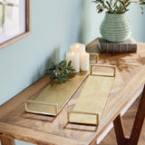 Napa Gold ELORA DECORATIVE NARROW TRAYS, SET OF 2