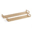 Napa Gold ELORA DECORATIVE NARROW TRAYS, SET OF 2