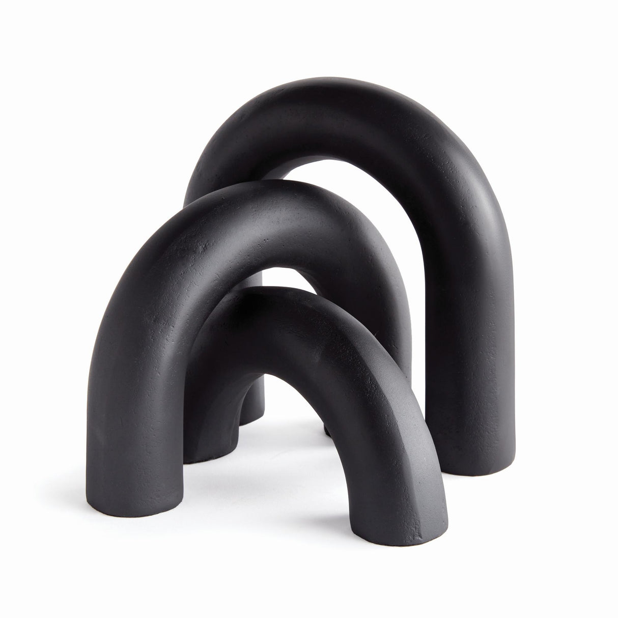Napa Black ARCO SCULPTURES, SET OF 3