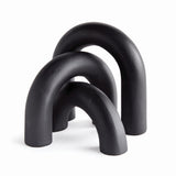 Napa Black ARCO SCULPTURES, SET OF 3
