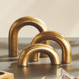 Napa Gold ARCO SCULPTURES, SET OF 3