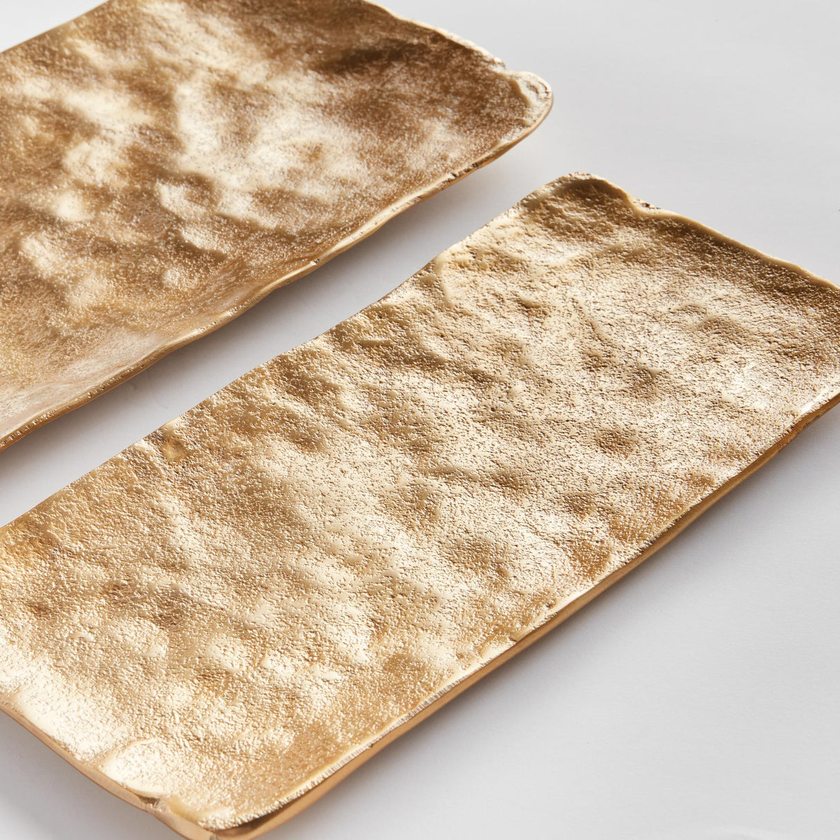 Napa Gold IMANI DECORATIVE RECTANGULAR TRAYS, SET OF 2