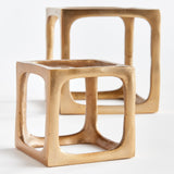 Napa Gold CUBIST SCULPTURES, SET OF 2