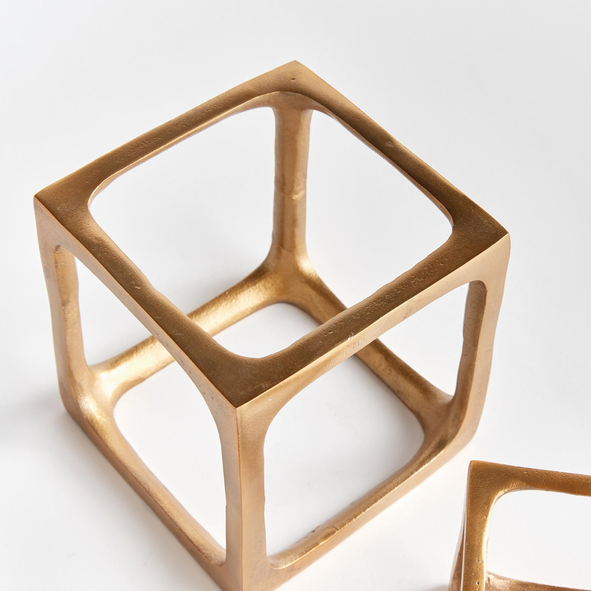 Napa Gold CUBIST SCULPTURES, SET OF 2