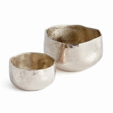 Napa Silver AMELIA CACHEPOTS, SET OF 2