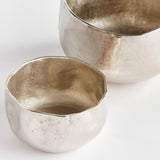 Napa Silver AMELIA CACHEPOTS, SET OF 2