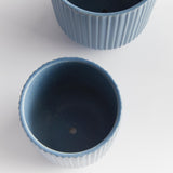 Napa Blue TASHA POTS, SET OF 2
