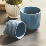 Napa Blue TASHA POTS, SET OF 2
