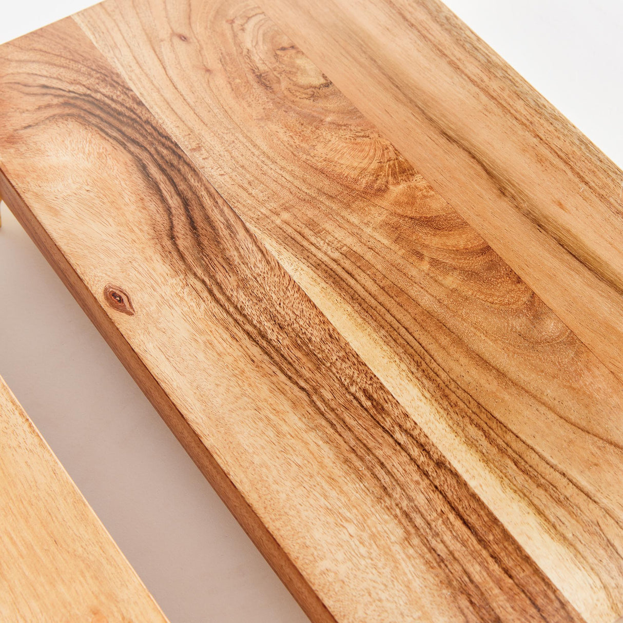 Napa Natural/Gold CHERIE SERVING BOARDS, SET OF 2