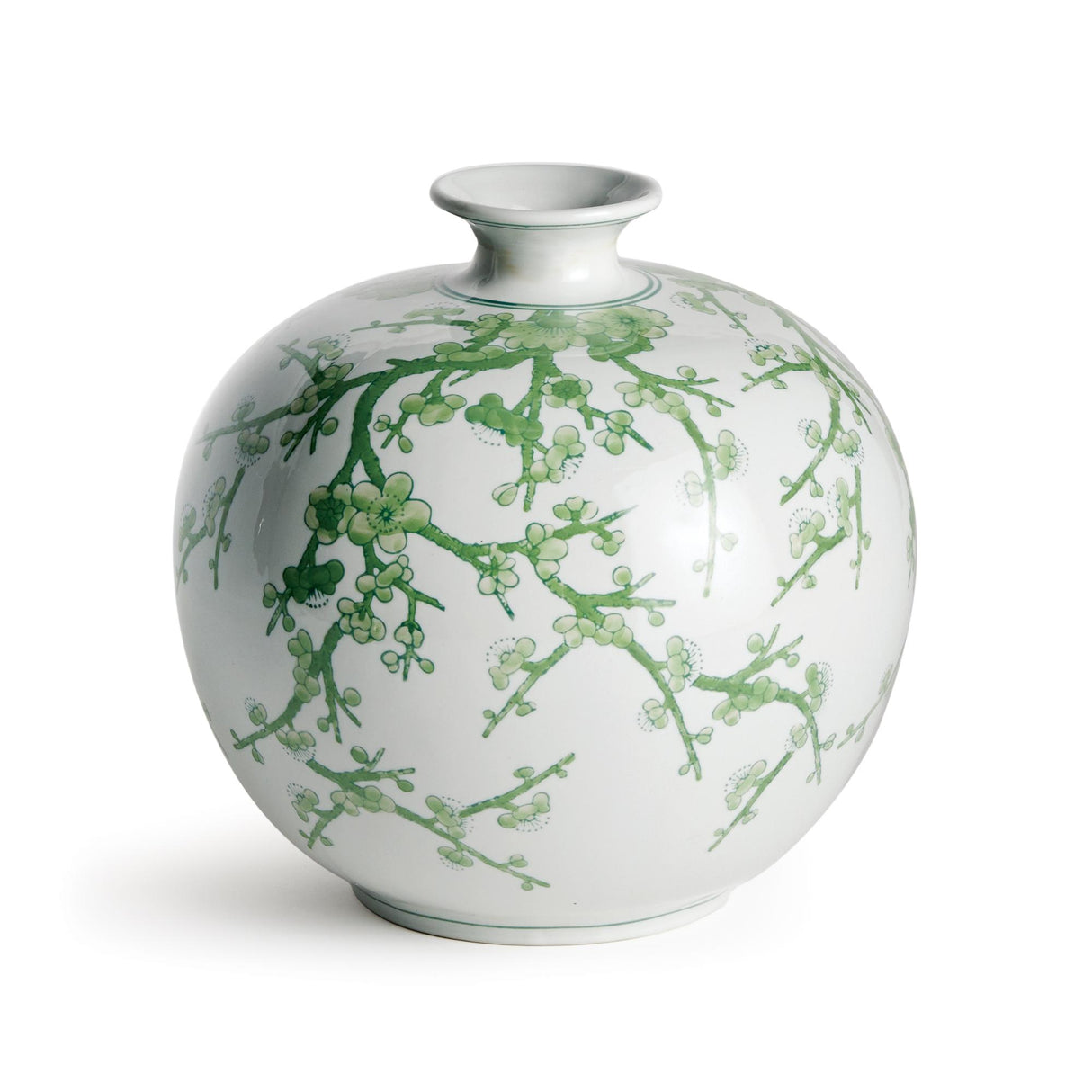 Napa Green/White IMPERIAL EMPRESS VASE