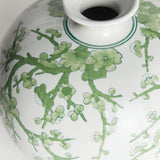Napa Green/White IMPERIAL EMPRESS VASE