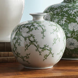 Napa Green/White IMPERIAL EMPRESS VASE