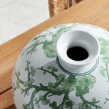 Napa Green/White IMPERIAL EMPRESS VASE