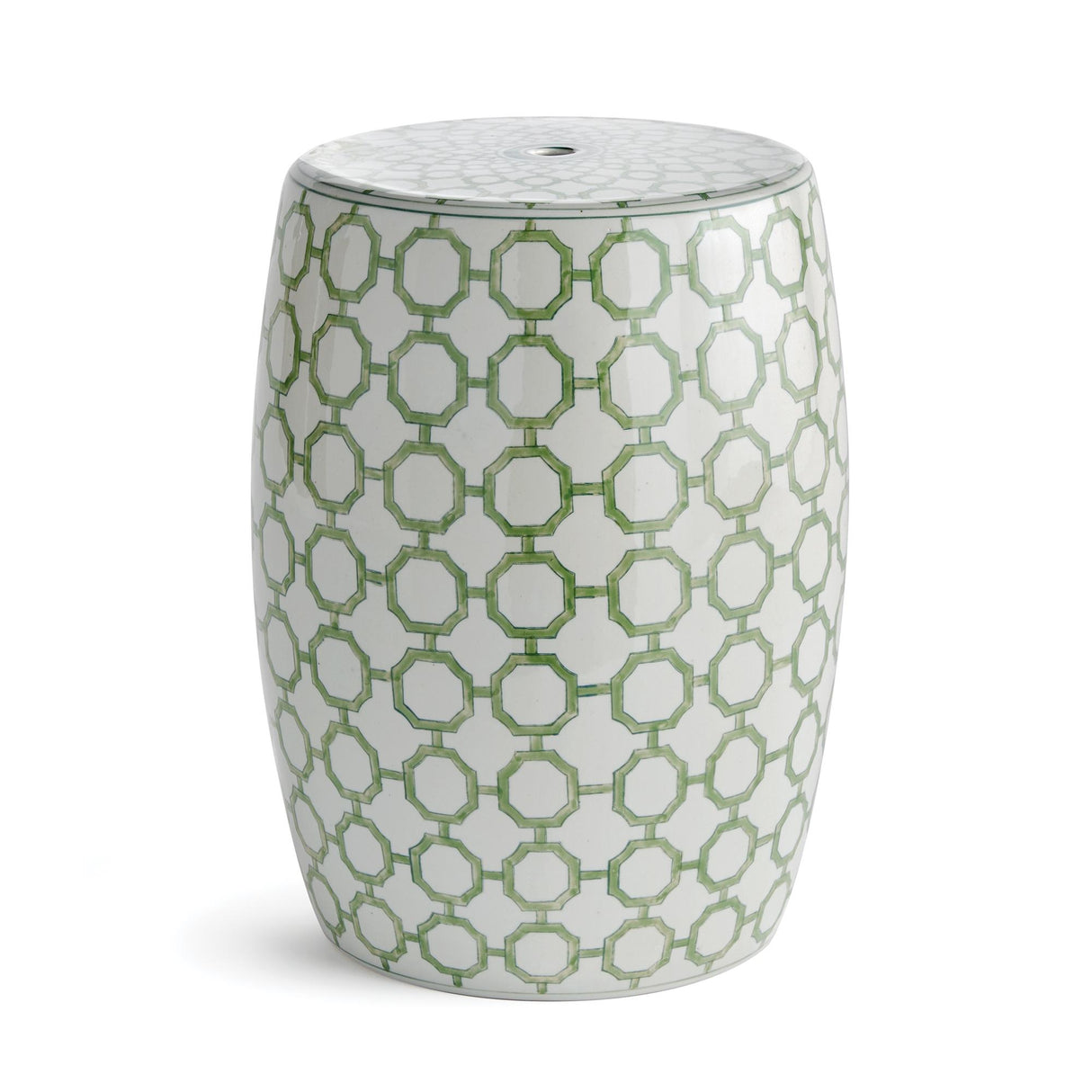 Napa Green/White IMPERIAL LINK STOOL