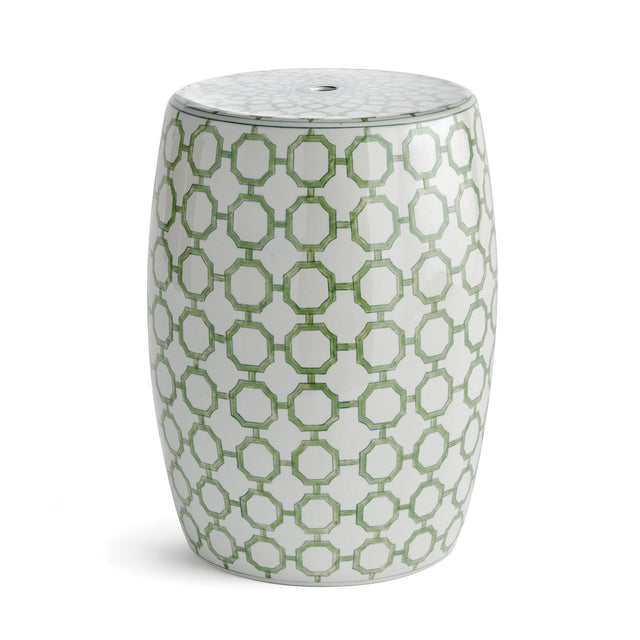 Napa Green/White IMPERIAL LINK STOOL