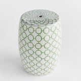 Napa Green/White IMPERIAL LINK STOOL