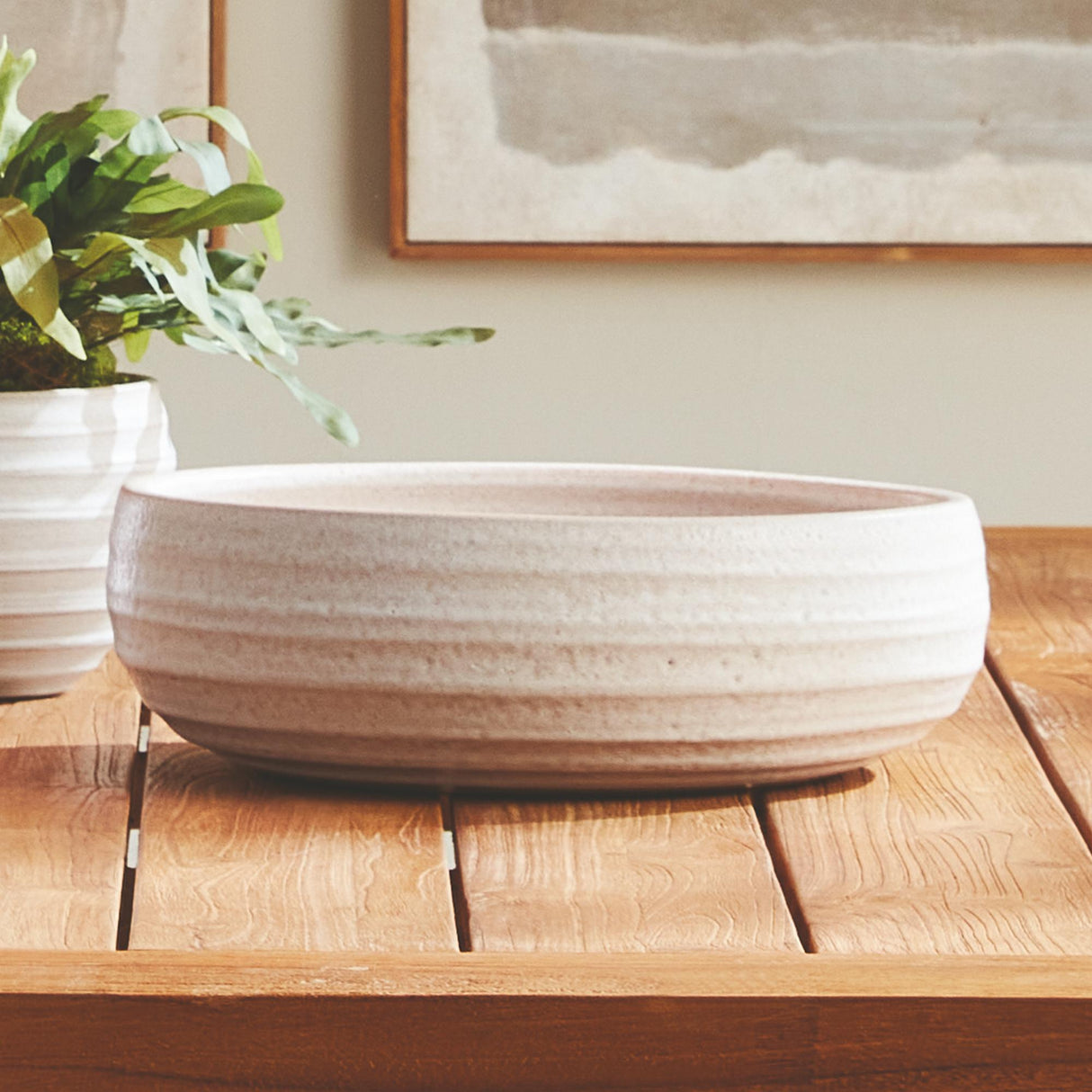 Napa White CHRYSSA DECORATIVE BOWL