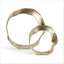 Napa Champagne Gold ROWAN SCULPTURES, SET OF 2