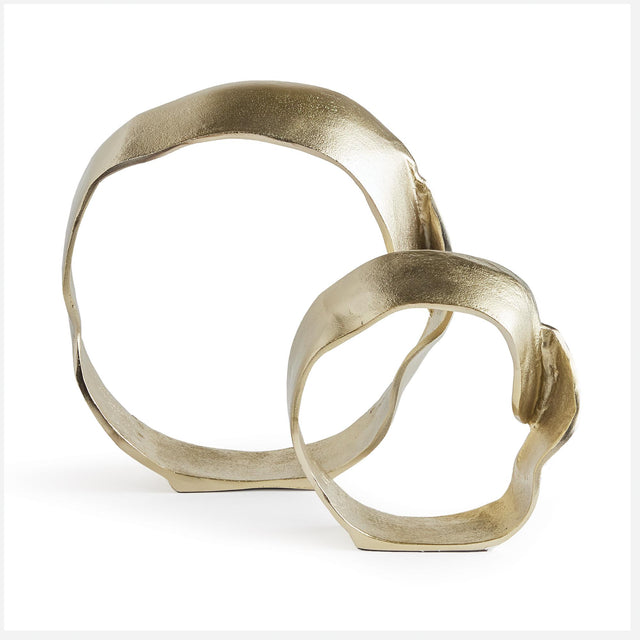 Napa Champagne Gold ROWAN SCULPTURES, SET OF 2