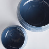 Napa Blue/Gray ANDREY LOW BOWLS, SET OF 2