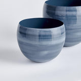 Napa Blue/Gray ANDREY CACHEPOTS, SET OF 2