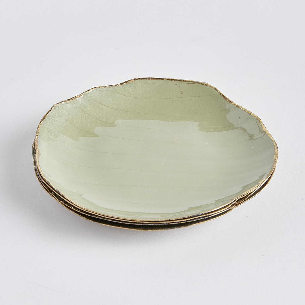 Napa Green KAMMIE DECORATIVE PETITE TRAYS, SET OF 2