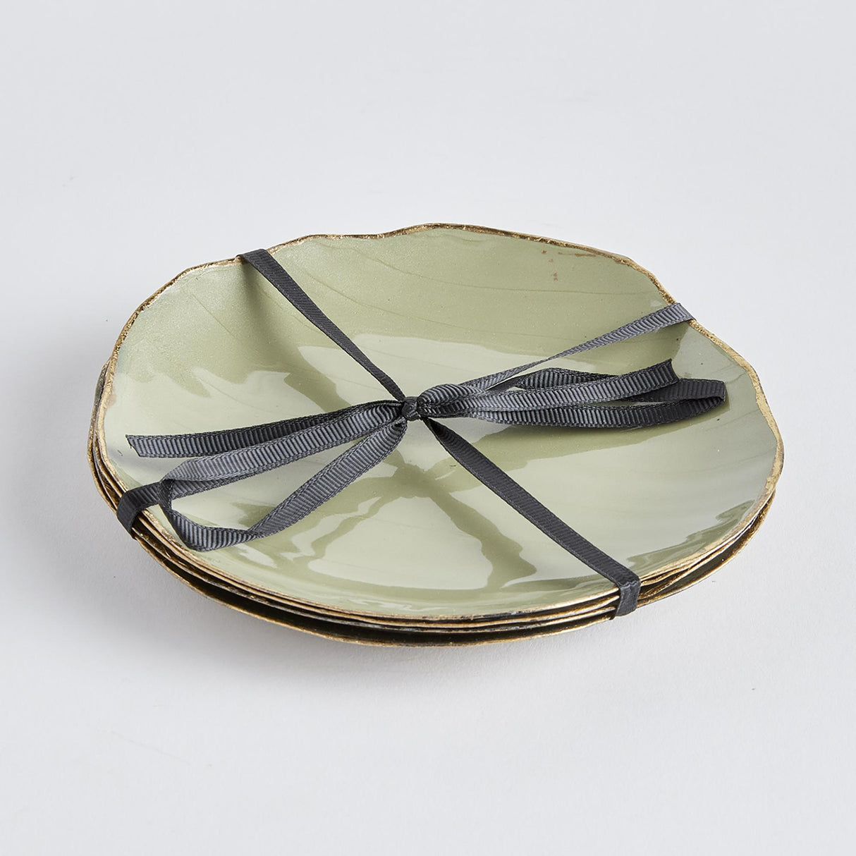 Napa Green KAMMIE DECORATIVE PETITE TRAYS, SET OF 2