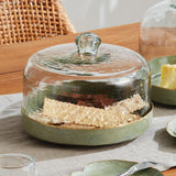 Napa Green KAMMIE TRAY WITH CLOCHE LARGE