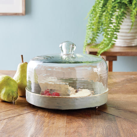 Napa Green KAMMIE TRAY WITH CLOCHE LARGE