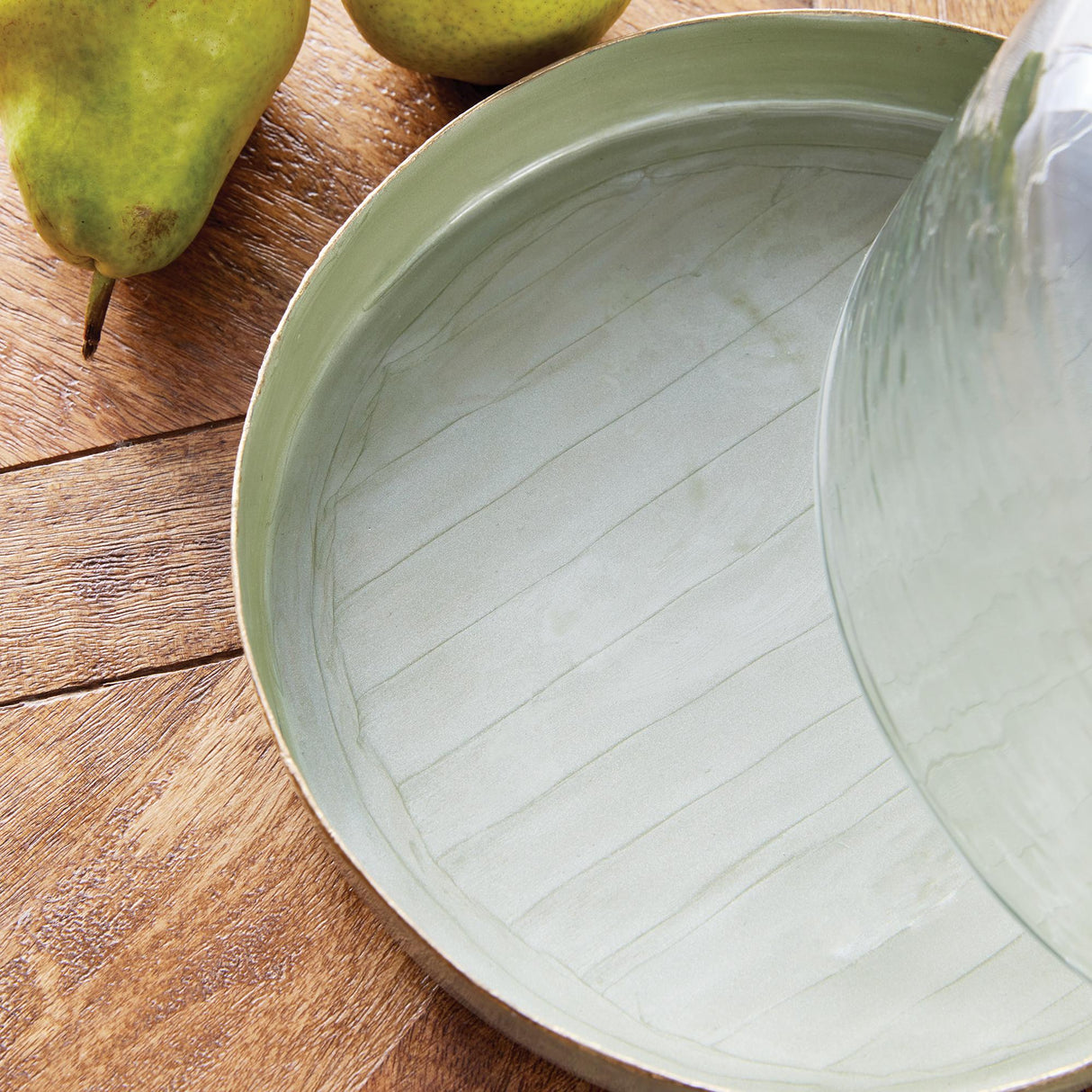 Napa Green KAMMIE TRAY WITH CLOCHE LARGE