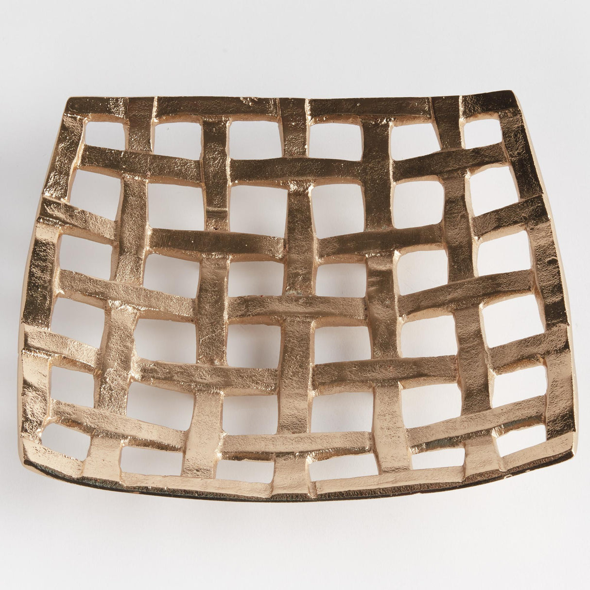 Napa Champagne Gold LOPA DECORATIVE SQUARE TRAY