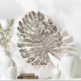 Napa Silver Monstera Wall Art